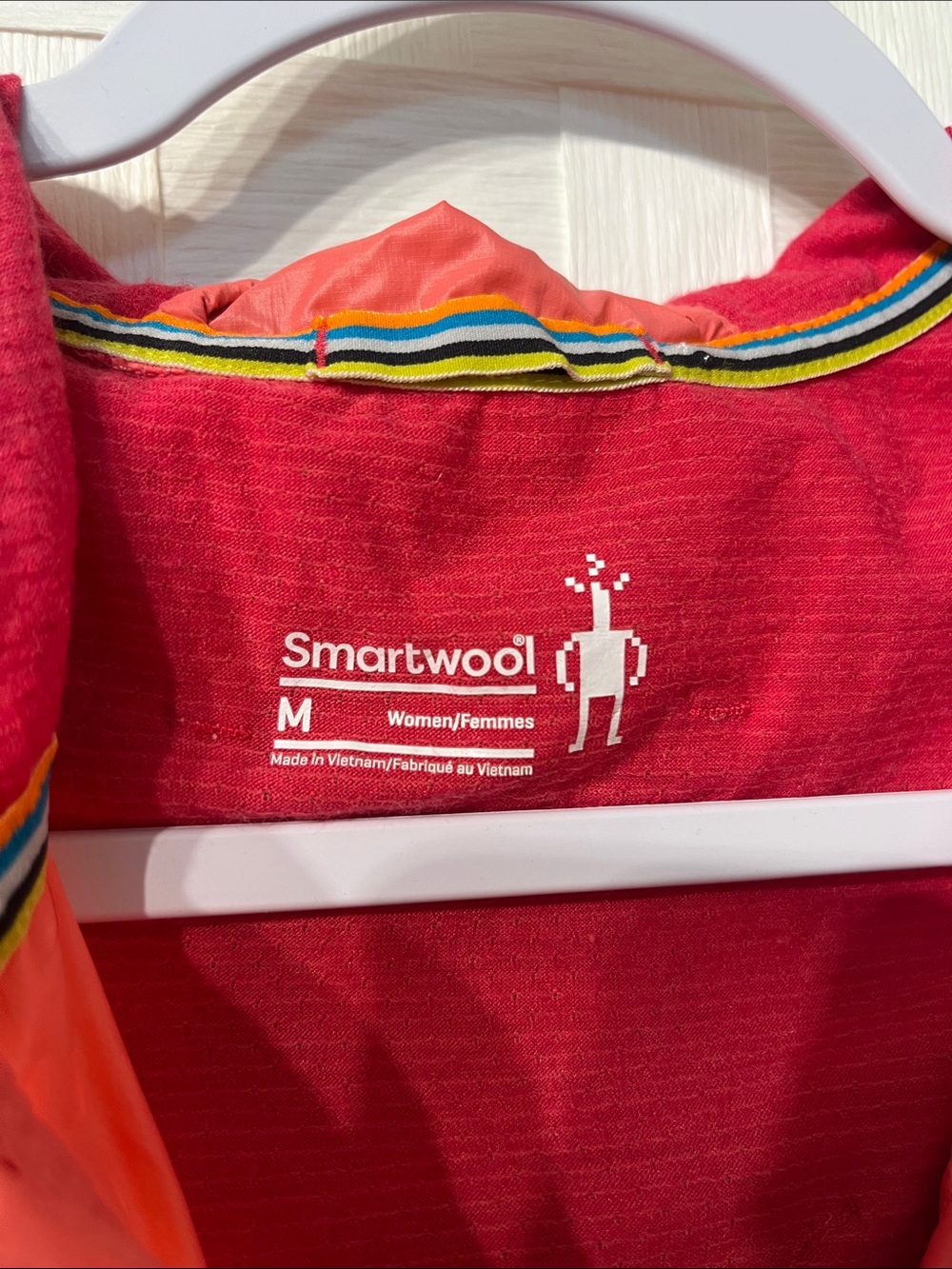 Smartwool Merino Sport Ultra Light Nylon Hood Vest Womens Size Medium - Picture 7 of 7